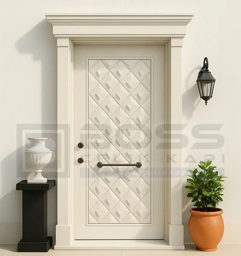 Krem Çelik Kapı Master