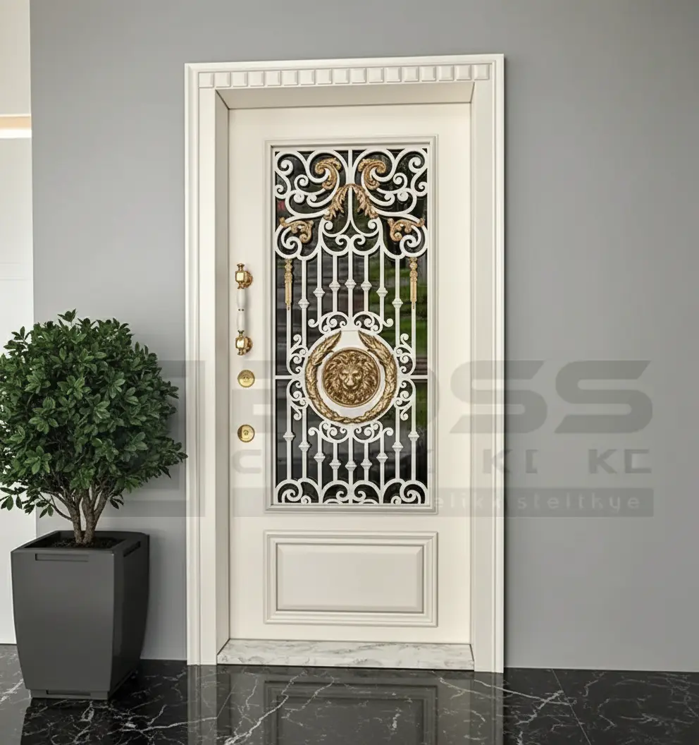 Marin Ahşap Ferforje Çelik Villa Kapısı Mannheim 4 Marin Ahşap Ferforje Çelik Villa Kapısı Mannheim - Görsel 2