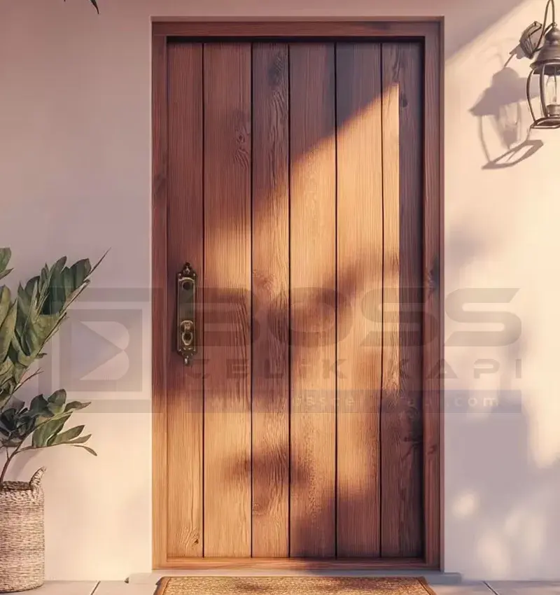 Masif Meşe Kaplama Çelik Kapı 2025