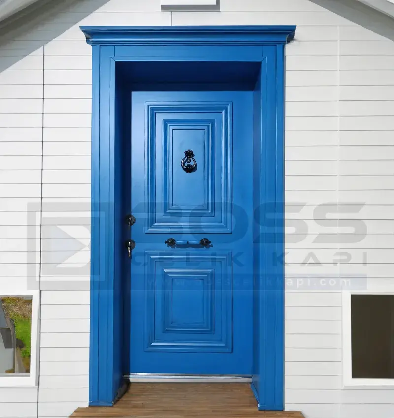 Mavi Çelik Kapı Visa