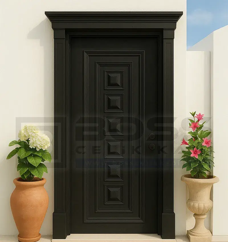 Siyah Çelik Kapı Alisson