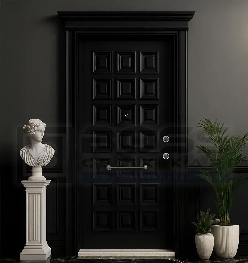 Siyah Çelik Kapı Chess