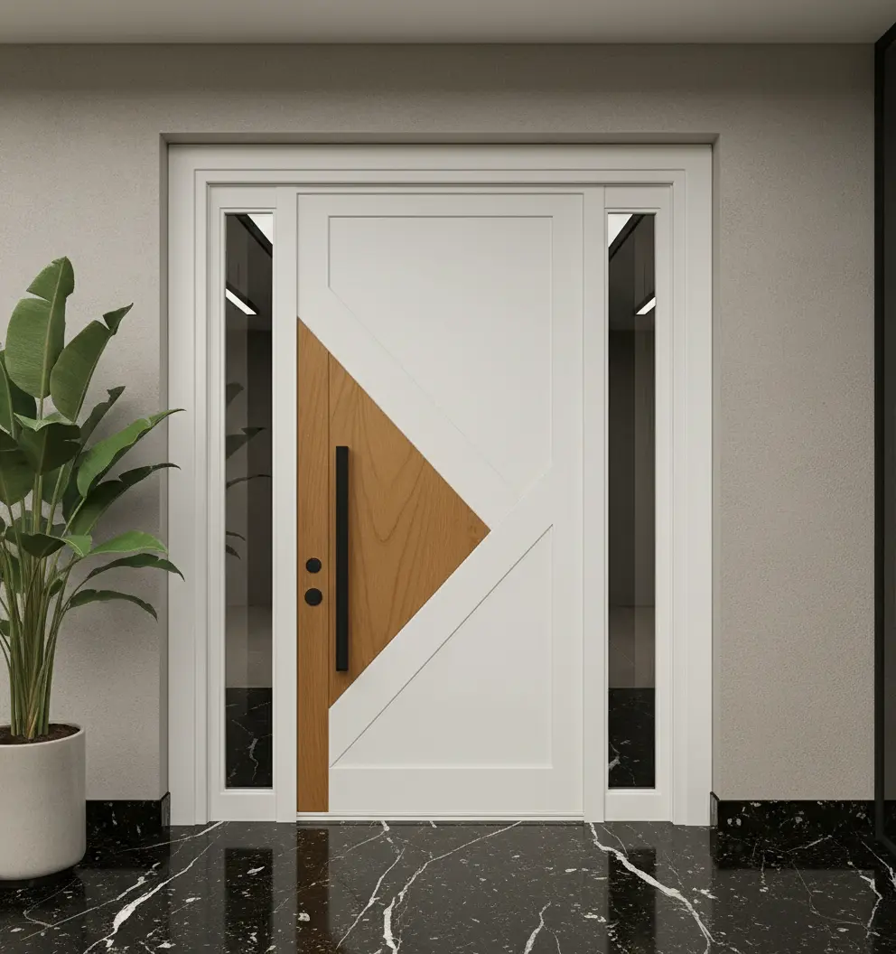 Villa Kapısı Dış Kapı Antrasit Oak Berkeley 4 Villa Kapısı Dış Kapı Antrasit Oak Berkeley - Görsel 2