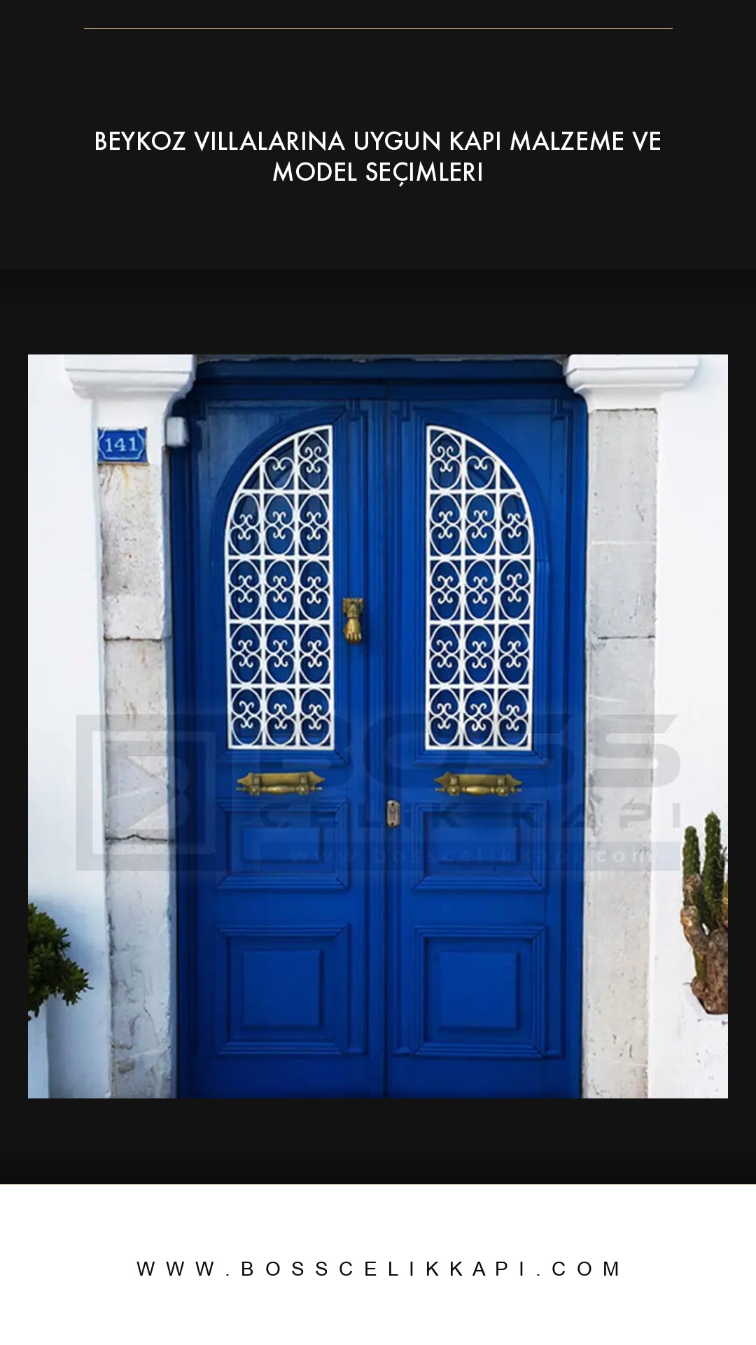 Beykoz Villalarına Uygun Kapı Malzeme Ve Model Seçimleri