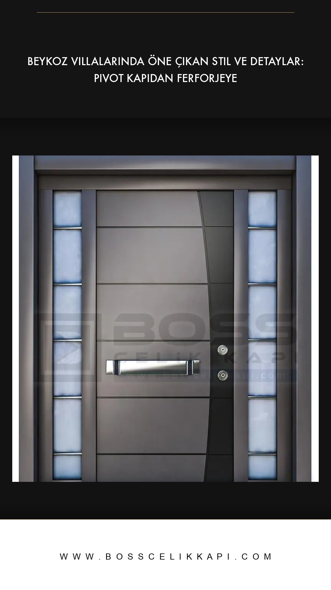 Beykoz Villalarında Öne Çıkan Stil Ve Detaylar: Pivot Kapıdan Ferforjeye