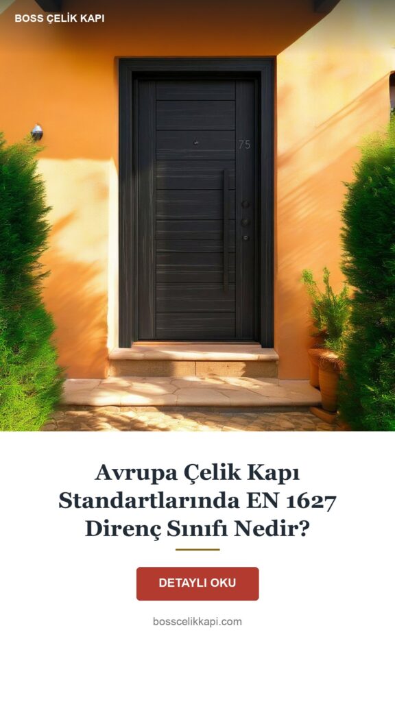 Avrupa Çelik Kapı Standartlarında En 1627 Direnç Sınıfı Nedir? — Boss Çelik Kapı