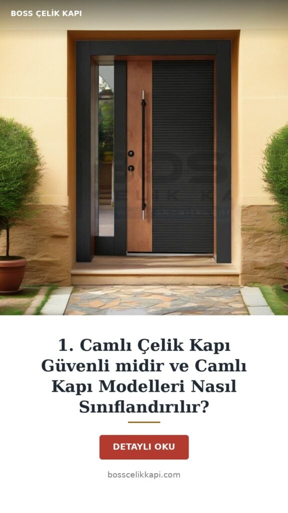 1. Camlı Çelik Kapı Güvenli Midir Ve Camlı Kapı Modelleri Nasıl Sınıflandırılır? — Boss Çelik Kapı
