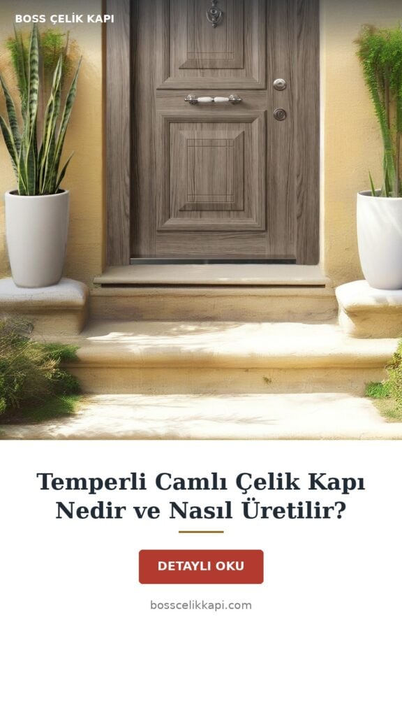 Temperli Camlı Çelik Kapı Nedir Ve Nasıl Üretilir? — Boss Çelik Kapı
