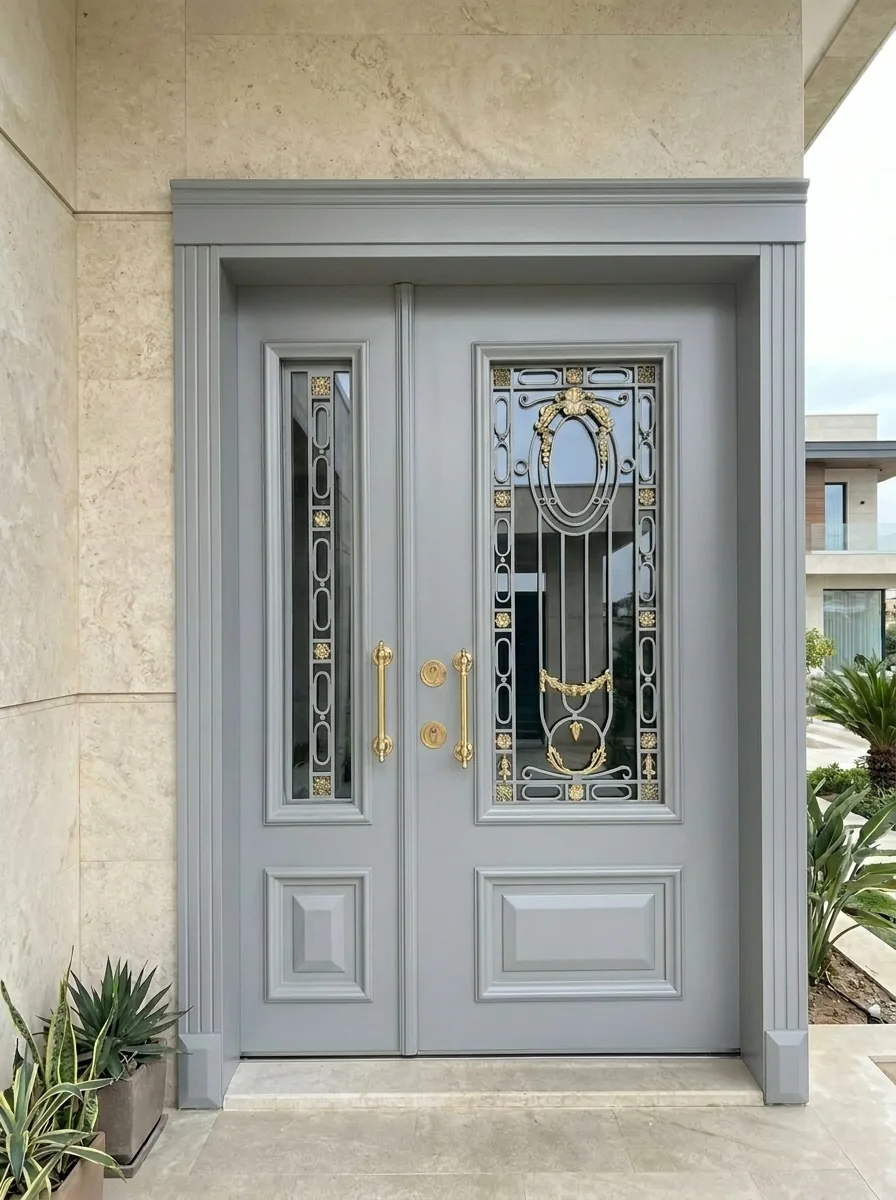 Datça Ahşap Ferforje Villa Kapısı Boss 5 Datça Ahşap Ferforje Villa Kapısı Boss Galeri Görseli