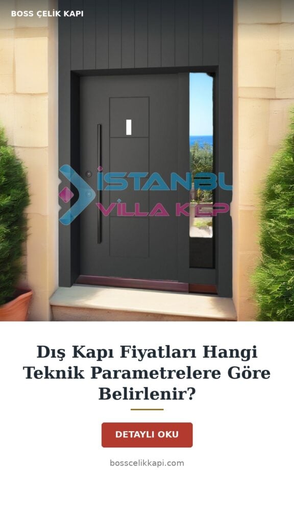 Dış Kapı Fiyatları Hangi Teknik Parametrelere Göre Belirlenir? — Boss Çelik Kapı