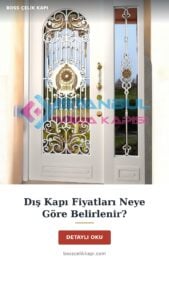 Dış Kapı Fiyatları Neye Göre Belirlenir? — Boss Çelik Kapı