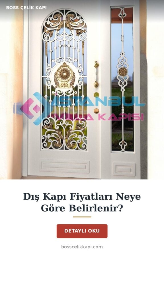 Dış Kapı Fiyatları Neye Göre Belirlenir? — Boss Çelik Kapı