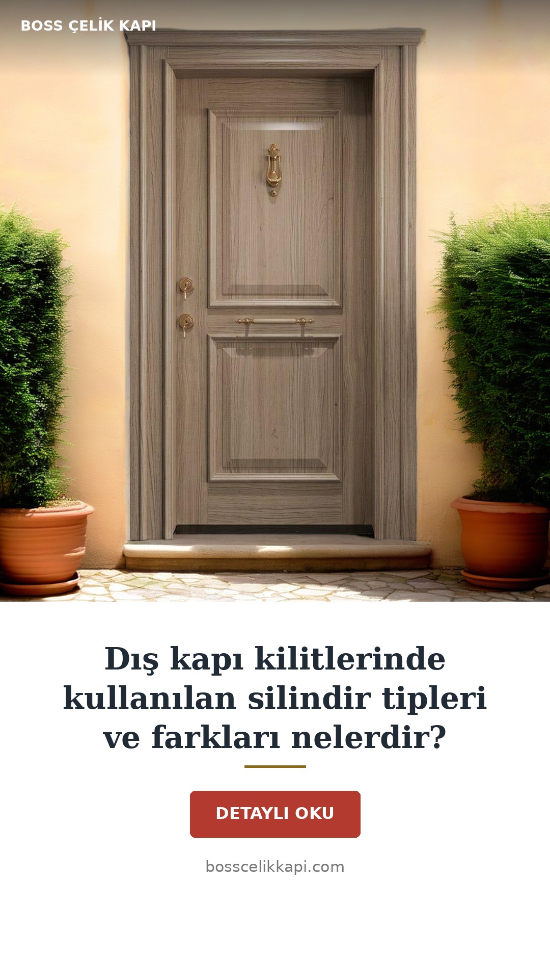 Dış Kapı Kilitlerinde Kullanılan Silindir Tipleri Ve Farkları Nelerdir? — Boss Çelik Kapı