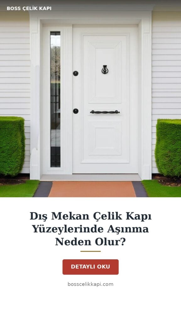 Dış Mekan Çelik Kapı Yüzeylerinde Aşınma Neden Olur? — Boss Çelik Kapı