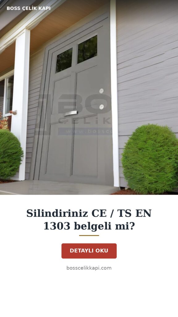 Silindiriniz Ce / Ts En 1303 Belgeli Mi? — Boss Çelik Kapı