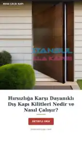 Hırsızlığa Karşı Dayanıklı Dış Kapı Kilitleri Nedir Ve Nasıl Çalışır? — Boss Çelik Kapı