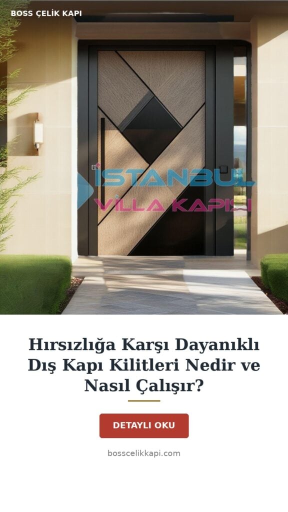 Hırsızlığa Karşı Dayanıklı Dış Kapı Kilitleri Nedir Ve Nasıl Çalışır? — Boss Çelik Kapı