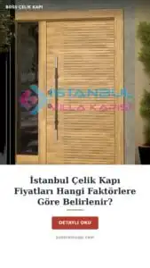 İstanbul Çelik Kapı Fiyatları Hangi Faktörlere Göre Belirlenir? — Boss Çelik Kapı