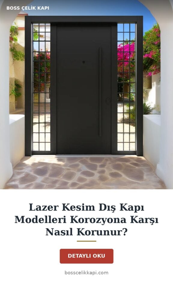 Lazer Kesim Dış Kapı Modelleri Korozyona Karşı Nasıl Korunur? — Boss Çelik Kapı