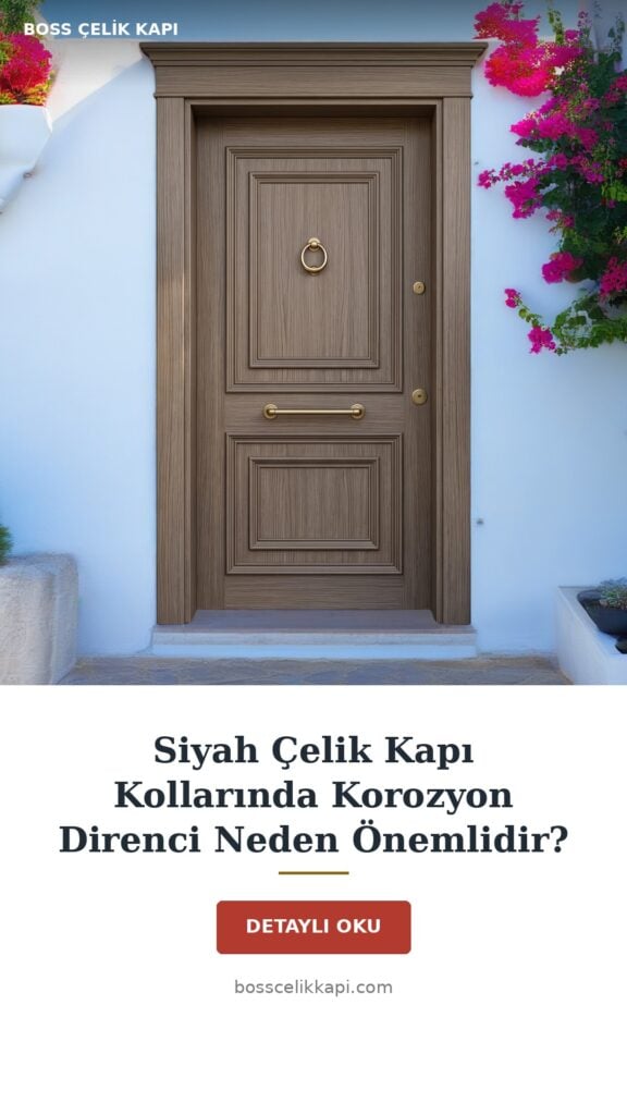 Siyah Çelik Kapı Kollarında Korozyon Direnci Neden Önemlidir? — Boss Çelik Kapı