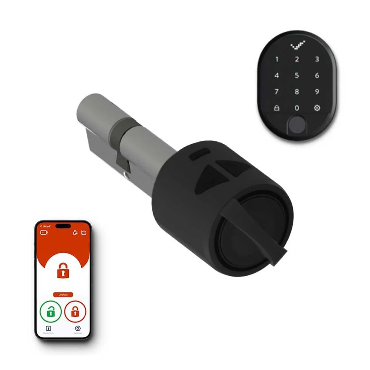 Desi Utopic R+ — Parmak İzi + Tuş Takımı Set 7 Desi Utopic R+ — Parmak İzi + Tuş Takımı Set Detay Görseli 5
