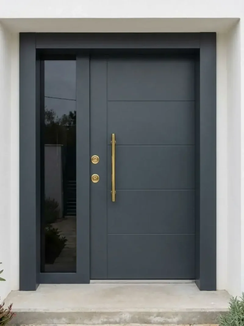 Antrasit Kompozit Villa Kapısı Arvio